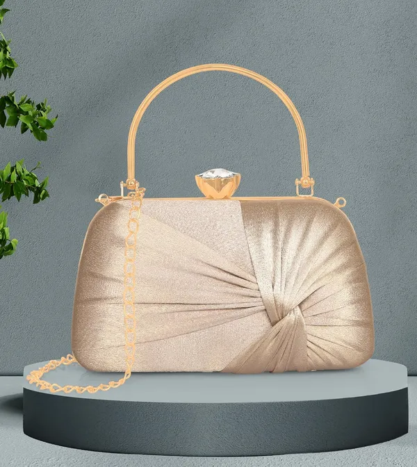 Dust_Glimmer_Luxe_Satin_Evening_Clutch_With_Detachable_Chain_Strap_For_Women_&_Girls_(22_X_10_X_15_Cm)