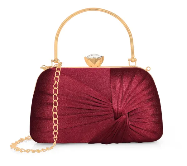 Maroon_Glimmer_Luxe_Satin_Evening_Clutch_With_Detachable_Chain_Strap_For_Women_&_Girls_(22_X_10_X_15_Cm)