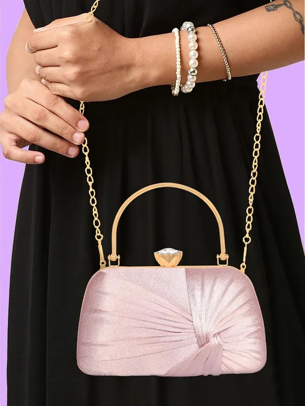 Pink_Glimmer_Luxe_Satin_Evening_Clutch_With_Detachable_Chain_Strap_For_Women_&_Girls_(22_X_10_X_15_Cm)