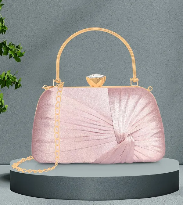 Pink_Glimmer_Luxe_Satin_Evening_Clutch_With_Detachable_Chain_Strap_For_Women_&_Girls_(22_X_10_X_15_Cm)
