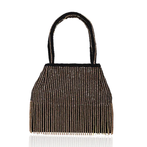 Black_Gilded_Noir_Beaded_Fringe_Handbag_For_Women_&_Girls_(18_X_6_X_16_Cm)