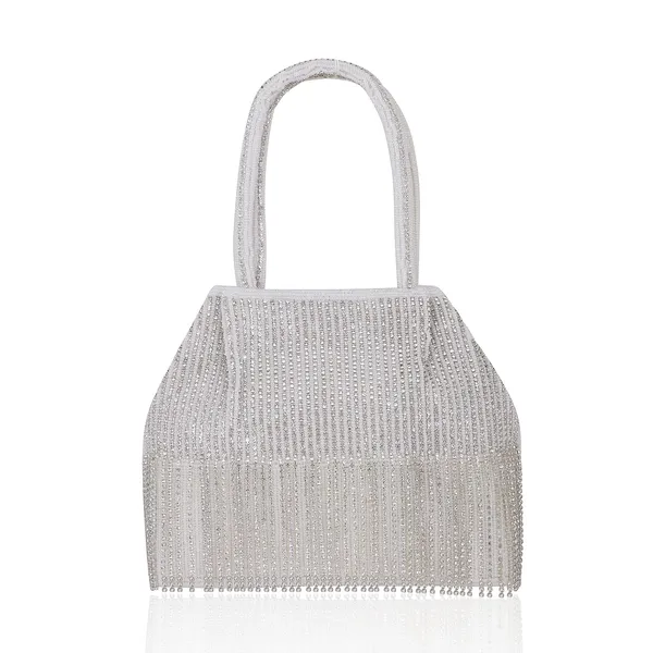 Cream_Gilded_Noir_Beaded_Fringe_Handbag_For_Women_&_Girls_(18_X_6_X_16_Cm)