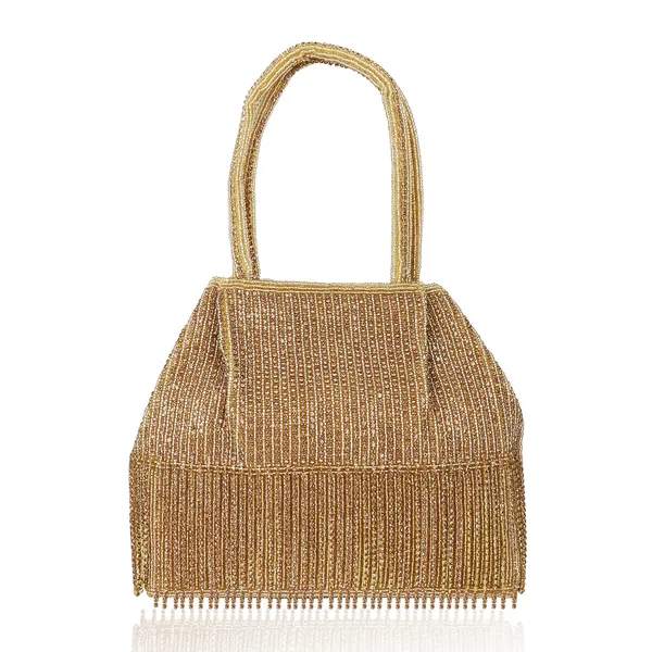 Gold_Gilded_Noir_Beaded_Fringe_Handbag_For_Women_&_Girls_(18_X_6_X_16_Cm)