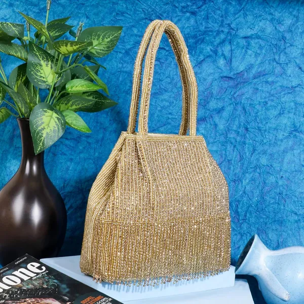 Gold_Gilded_Noir_Beaded_Fringe_Handbag_For_Women_&_Girls_(18_X_6_X_16_Cm)