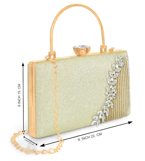 Gold_Glamour_Shine_Elegant_Crystal_Embellished_Clutch_With_Detachable_Chain_Strap_For_Women_&_Girls_(22_X_10_X_15_Cm)
