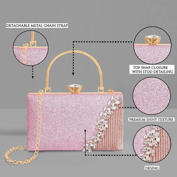 Pink_Glamour_Shine_Elegant_Crystal_Embellished_Clutch_With_Detachable_Chain_Strap_For_Women_&_Girls_(22_X_10_X_15_Cm)