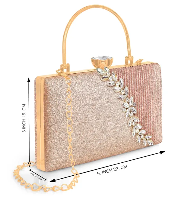 Rose_Gold_Glamour_Shine_Elegant_Crystal_Embellished_Clutch_With_Detachable_Chain_Strap_