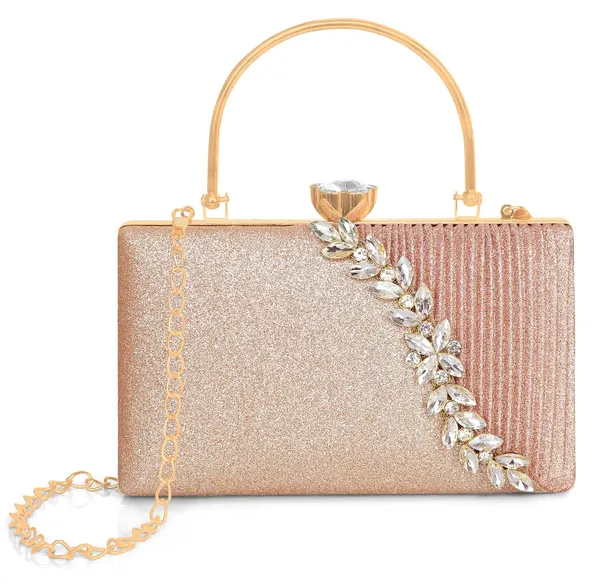 Rose_Gold_Glamour_Shine_Elegant_Crystal_Embellished_Clutch_With_Detachable_Chain_Strap_
