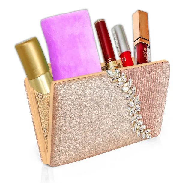 Rose_Gold_Glamour_Shine_Elegant_Crystal_Embellished_Clutch_With_Detachable_Chain_Strap_