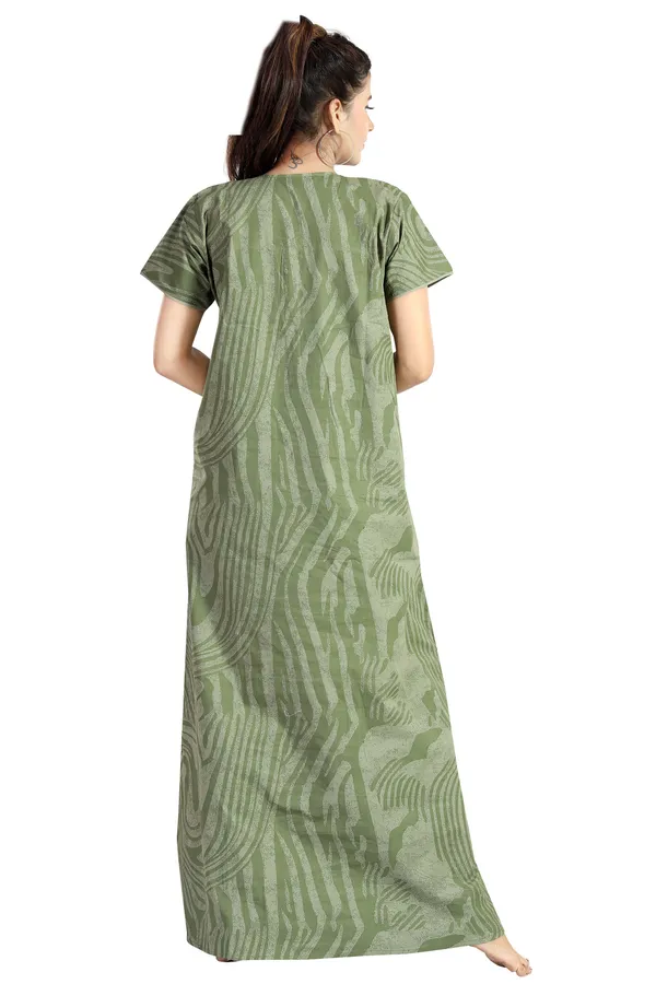 Green_Abstract_Cotton_Night_Dress_For_Ladies