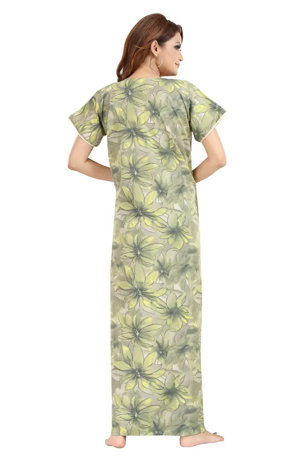 Green_Cotton_Blend__Nighty_for_Women