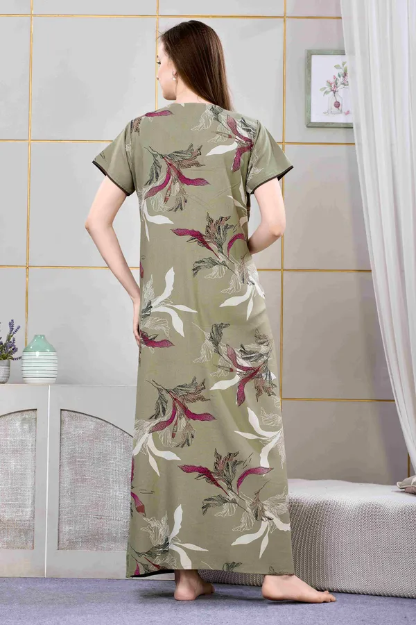 Green_floral_embroidered__A-line_Alpine__Nighty_for_Women