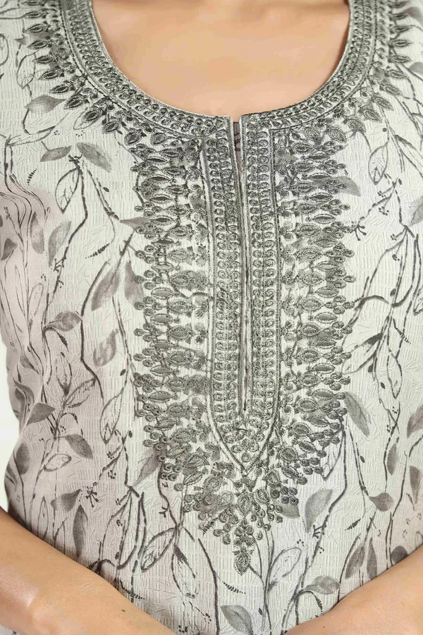 Grey_Floral_Cotton_blend_Night_Dress_For_Ladies