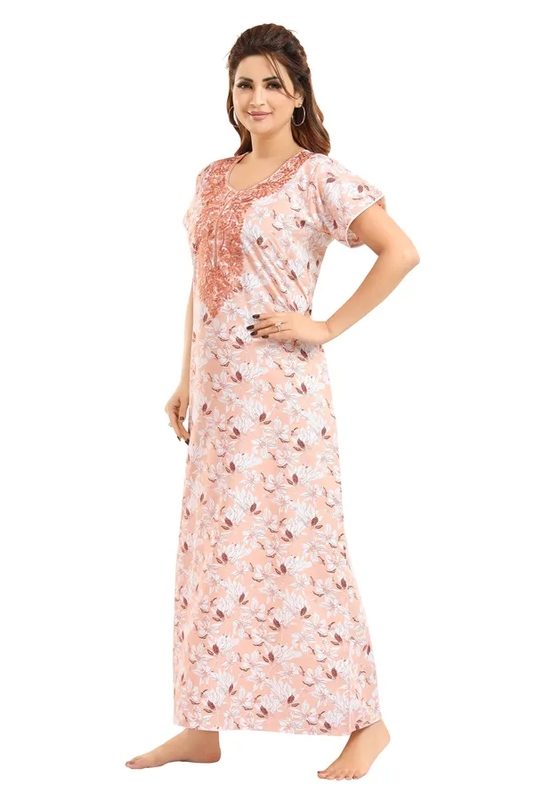 Peach_Cotton_Blend__Nighty_for_Women
