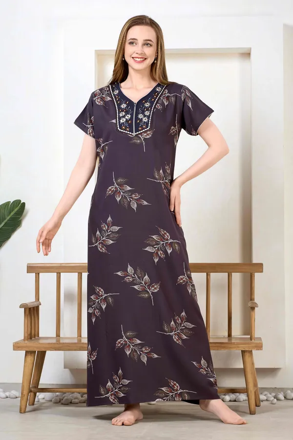Mauve_floral_embroidered__A-line_Alpine__Nighty_for_Women