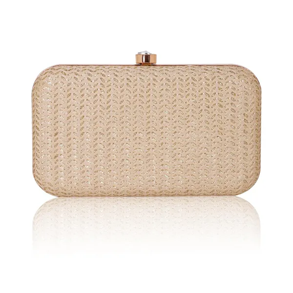 Gold_Textured_Satin_Noir_Chevron_Chain_Clutch_For_Women_&_Girls_(11.5_X_3.5_X_8.5_Cm)