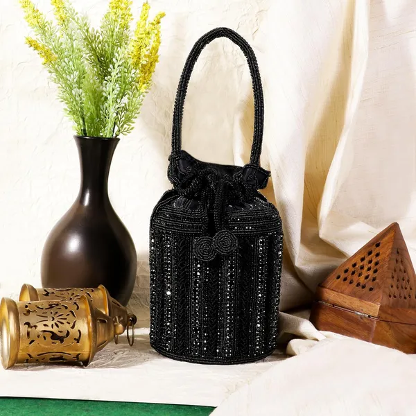 Black_Satin_Noor_Handcrafted_Potli_For_Women_&_Girls_(11_X_11_X_20_Cm)