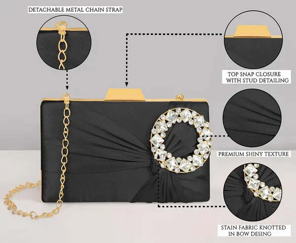 Black_Luxurious_Satin_Evening_Clutch_With_Detachable_Chain_Strap_For_Women_&_Girls_(22_X_10_X_15_Cm)