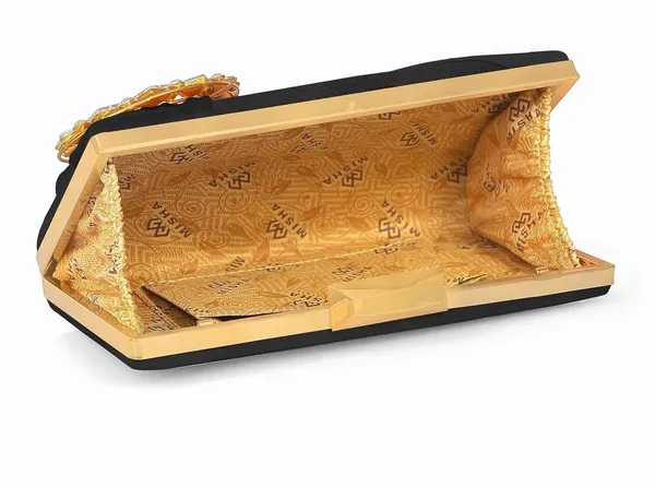 Black_Luxurious_Satin_Evening_Clutch_With_Detachable_Chain_Strap_For_Women_&_Girls_(22_X_10_X_15_Cm)