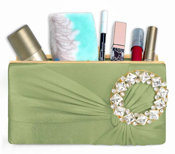 Green_Luxurious_Satin_Evening_Clutch_With_Detachable_Chain_Strap_For_Women_&_Girls_(22_X_10_X_15_Cm)