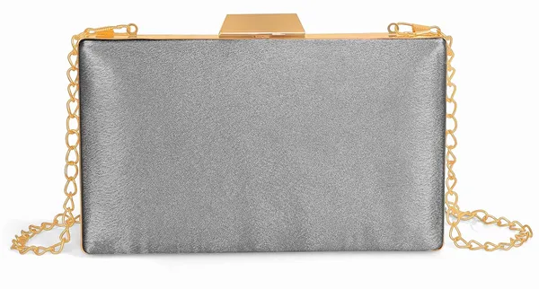 Grey_Luxurious_Satin_Evening_Clutch_With_Detachable_Chain_Strap_For_Women_&_Girls_(22_X_10_X_15_Cm)