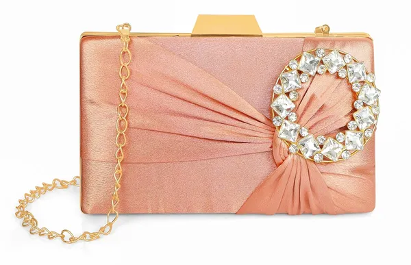 Peach_Luxurious_Satin_Evening_Clutch_With_Detachable_Chain_Strap_For_Women_&_Girls_(22_X_10_X_15_Cm)