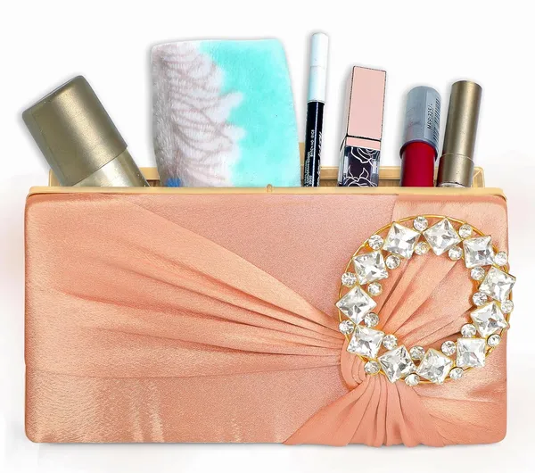 Peach_Luxurious_Satin_Evening_Clutch_With_Detachable_Chain_Strap_For_Women_&_Girls_(22_X_10_X_15_Cm)