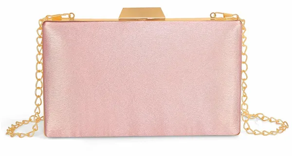 Pink_Luxurious_Satin_Evening_Clutch_With_Detachable_Chain_Strap_For_Women_&_Girls_(22_X_10_X_15_Cm)