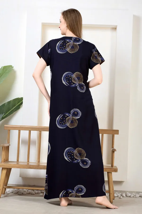 Navy_blue_abstract_embroidered__A-line_Alpine__Nighty_for_Women