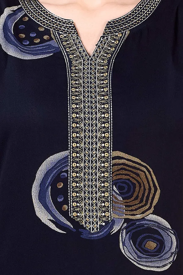 Navy_blue_abstract_embroidered__A-line_Alpine__Nighty_for_Women