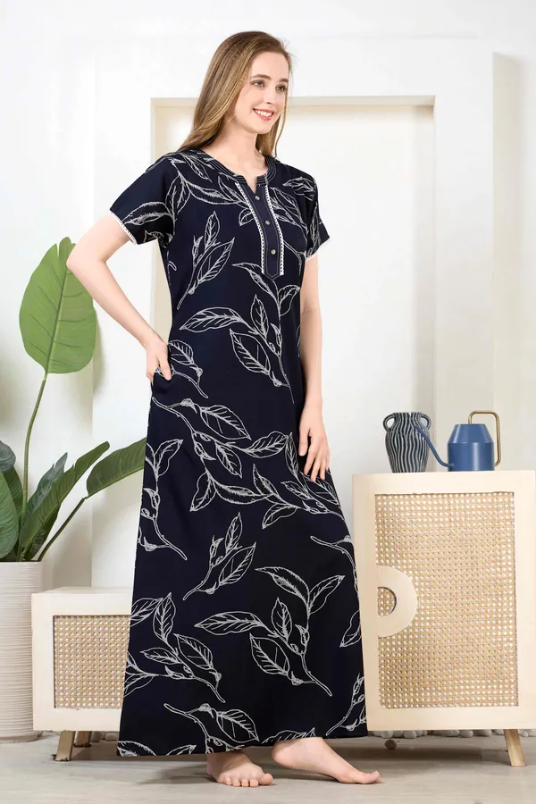 Navy_blue_floral__laced_A-line_Alpine__Nighty_for_Women