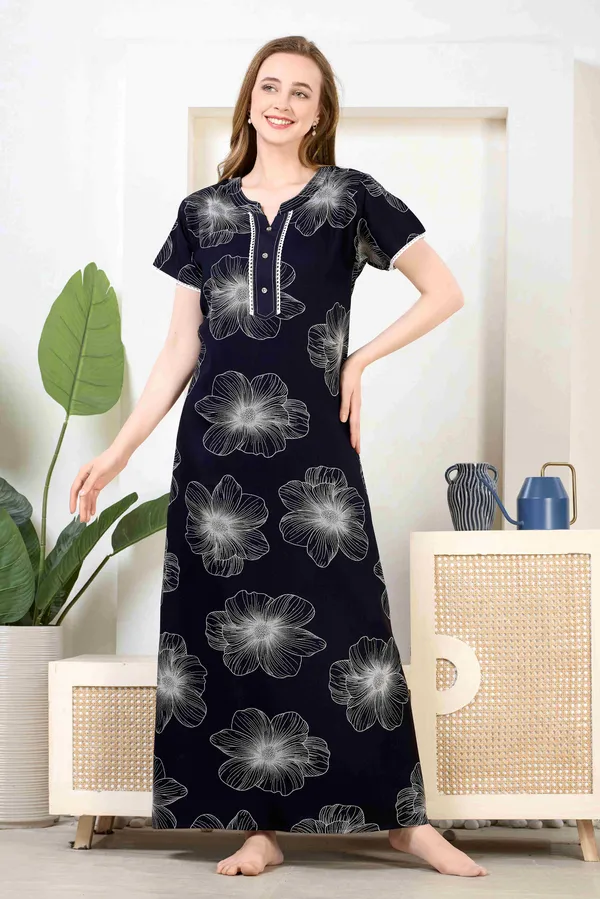 Navy_blue_floral__laced_A-line_Alpine__Nighty_for_Women