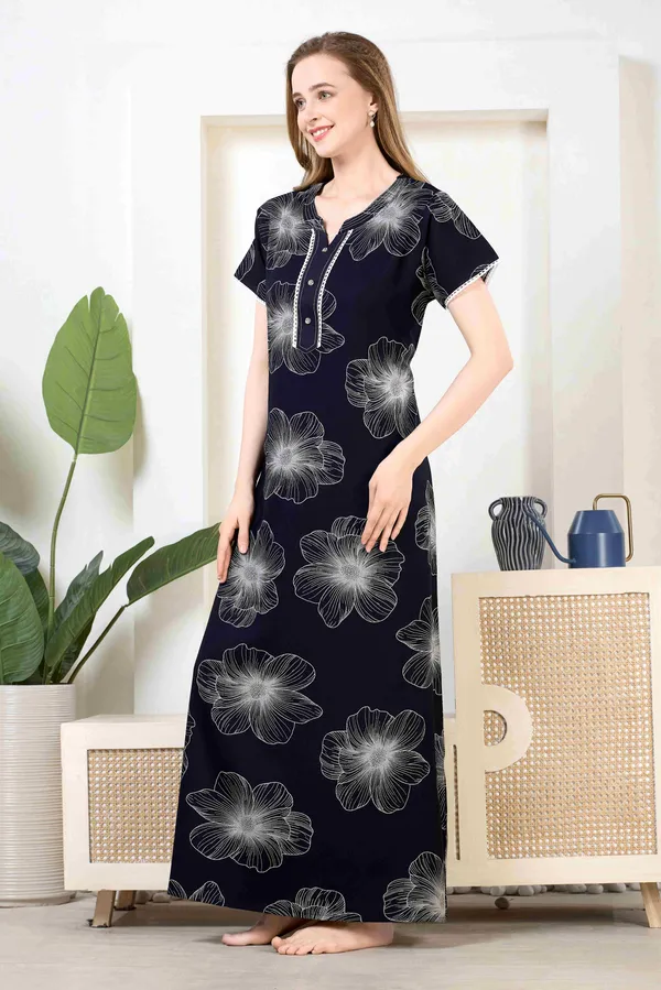 Navy_blue_floral__laced_A-line_Alpine__Nighty_for_Women