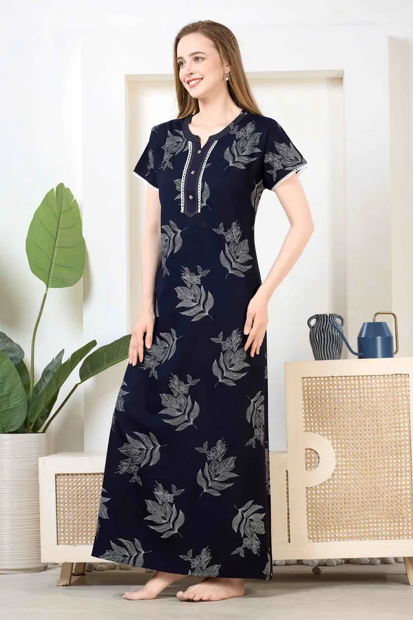 Navy_blue_floral__laced_A-line_Alpine__Nighty_for_Women