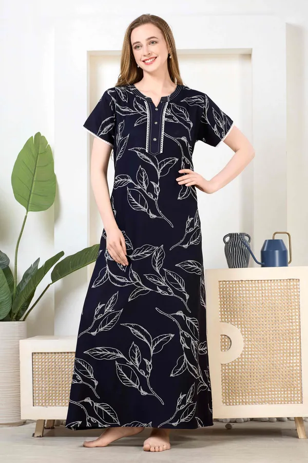 Navy_blue_floral__laced_A-line_Alpine__Nighty_for_Women
