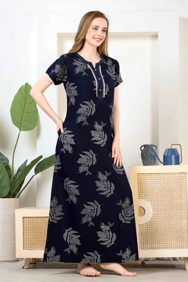 Navy_blue_floral__laced_A-line_Alpine__Nighty_for_Women