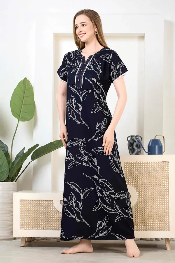 Navy_blue_floral__laced_A-line_Alpine__Nighty_for_Women