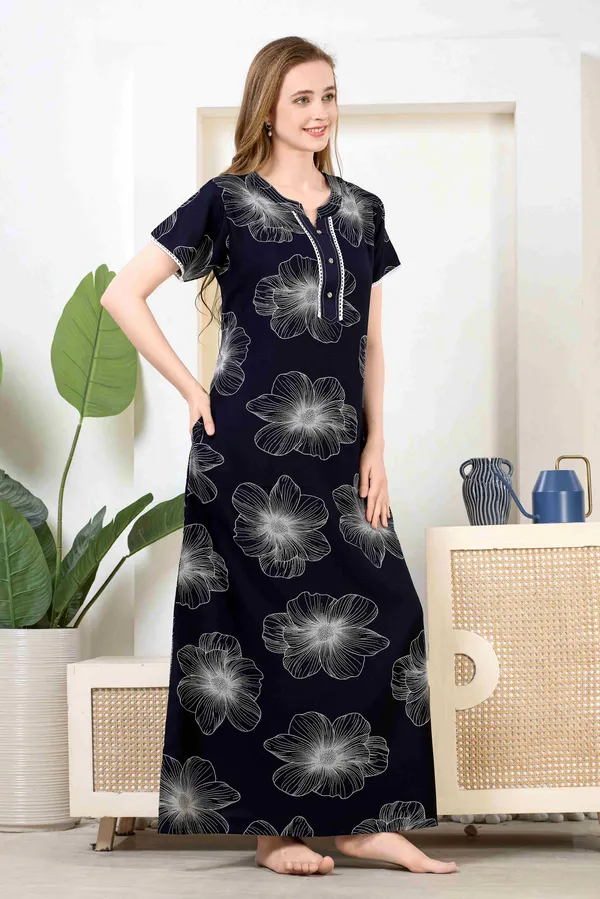 Navy_blue_floral__laced_A-line_Alpine__Nighty_for_Women