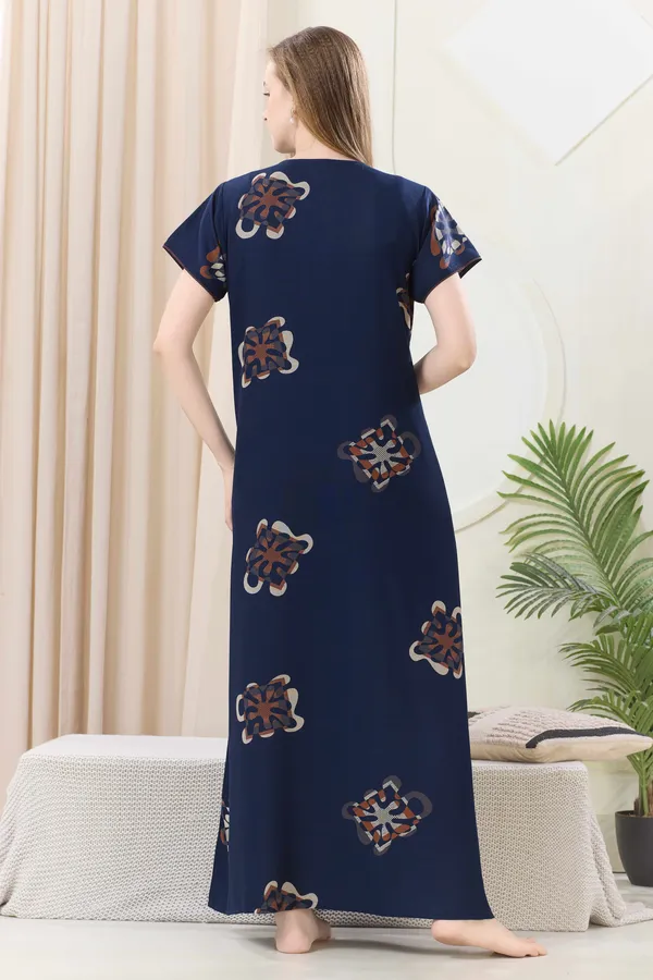 Navy_blue_floral_embroidered__A-line_Alpine__Nighty_for_Women