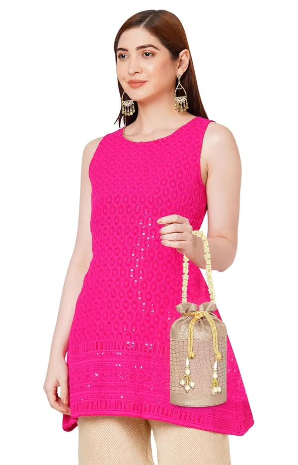 Rose_Gold_Opulent_Glow_Potli_Bag_With_Pearl_Handle_For_Women_&_Girls_(12.5_X_12.5_X_20_Cm)
