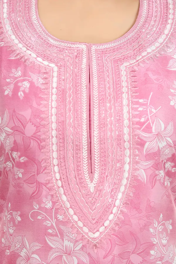 Pink_Cotton_Blend__Nighty_for_Women