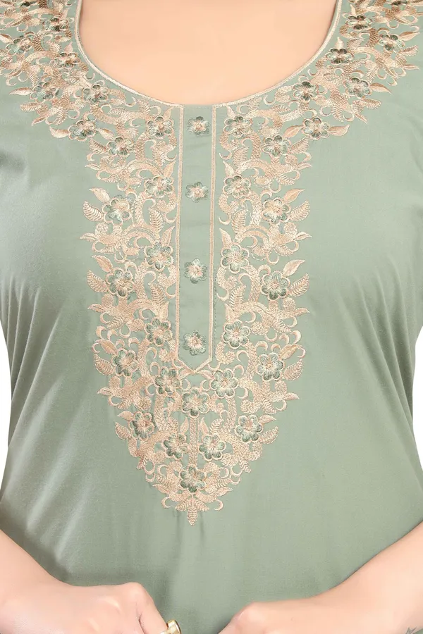 Pista_green_Cotton_Blend_Nighty_For_Women