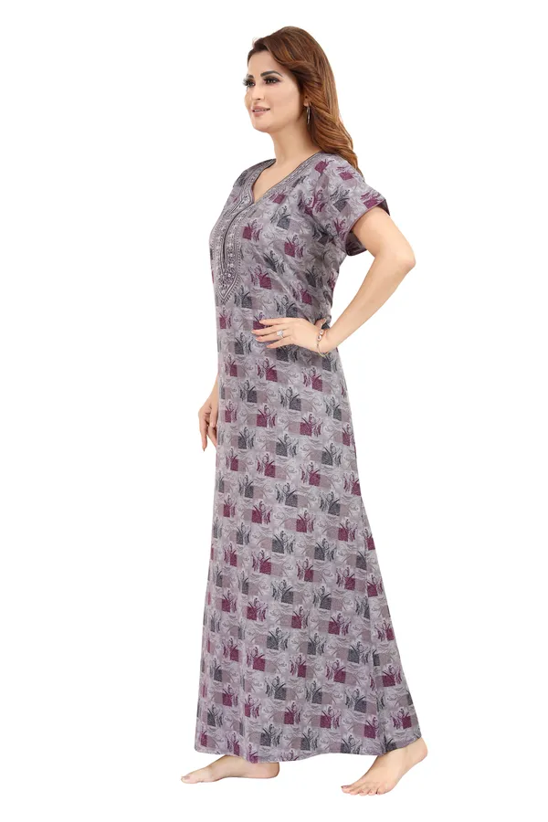 Purple_Cotton_Blend__Nighty_for_Women