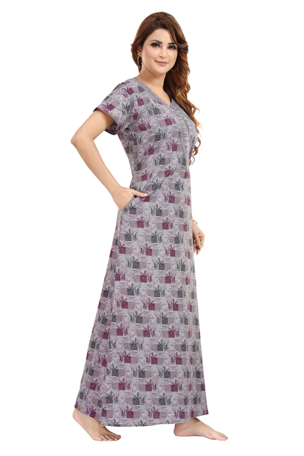 Purple_Cotton_Blend__Nighty_for_Women