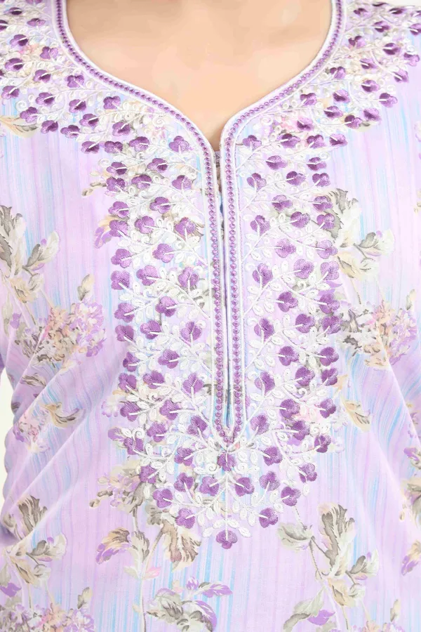 Purple_Floral_Cotton_blend_Night_Dress_For_Ladies