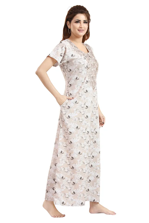 Slate_Cotton_Blend__Nighty_for_Women