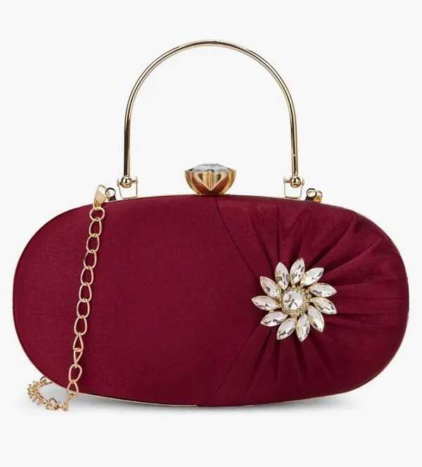 Maroon_Ruby_Bloom_Luxe_Clutch_For_Women_&_Girls_(23_X_3_X_13_Cm)