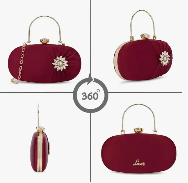 Maroon_Ruby_Bloom_Luxe_Clutch_For_Women_&_Girls_(23_X_3_X_13_Cm)