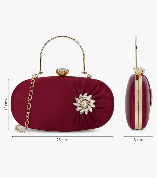 Maroon_Ruby_Bloom_Luxe_Clutch_For_Women_&_Girls_(23_X_3_X_13_Cm)