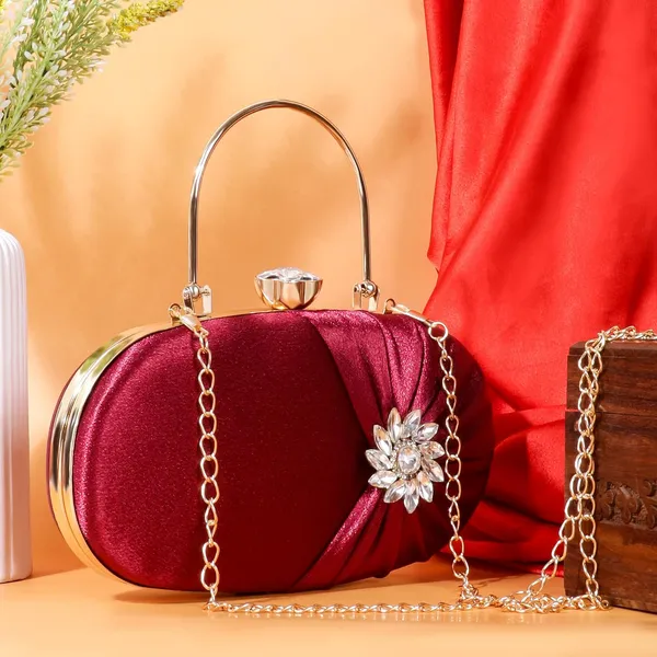 Maroon_Ruby_Bloom_Luxe_Clutch_For_Women_&_Girls_(23_X_3_X_13_Cm)